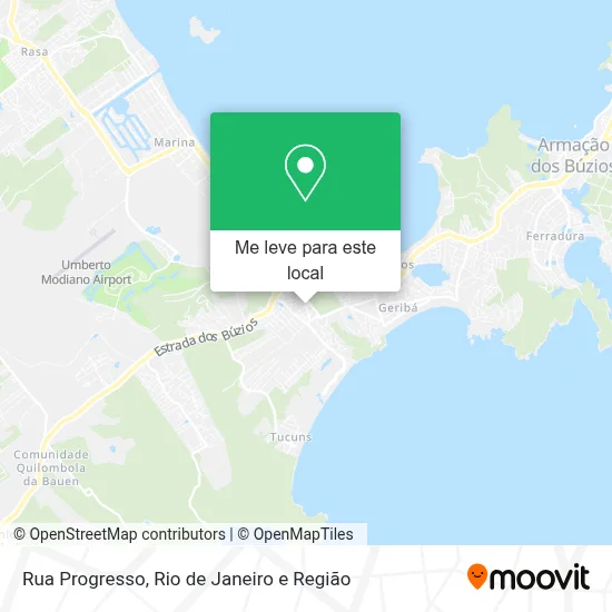 Rua Progresso mapa
