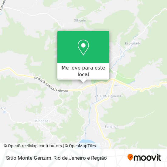 Sitío Monte Gerizim mapa