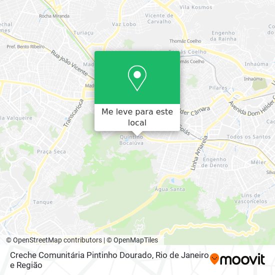 Creche Comunitária Pintinho Dourado mapa