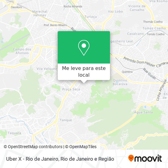 Uber X - Rio de Janeiro mapa