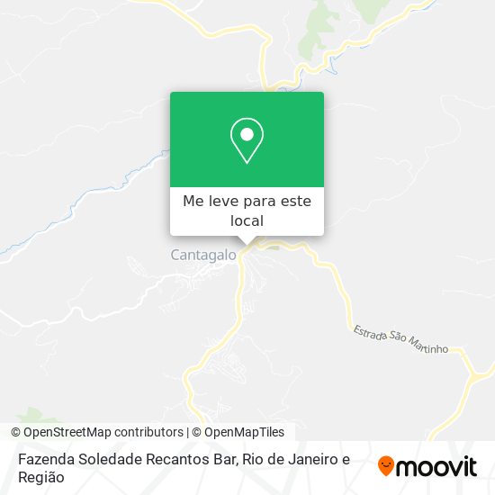 Fazenda Soledade Recantos Bar mapa