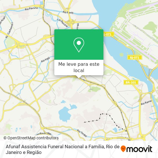 Afunaf Assistencia Funeral Nacional a Familia mapa