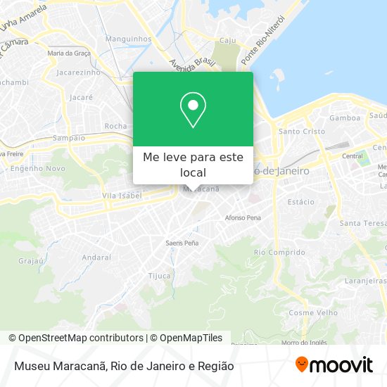 Museu Maracanã mapa