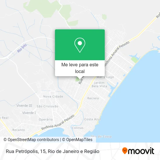 Rua Petrópolis, 15 mapa