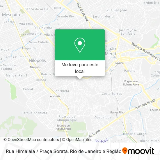 Rua Himalaia / Praça Sorata mapa