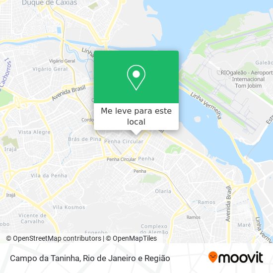 Campo da Taninha mapa