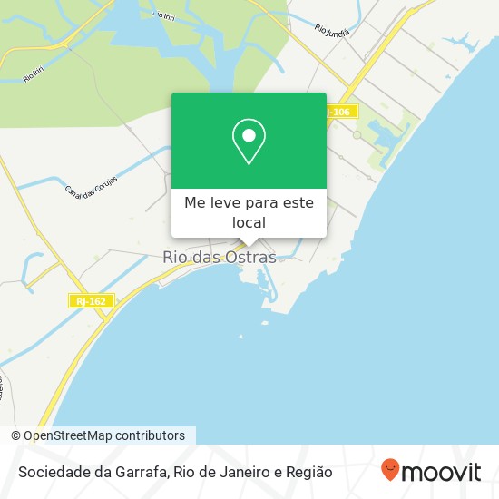 Sociedade da Garrafa mapa