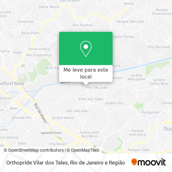 Orthopride Vilar dos Teles mapa