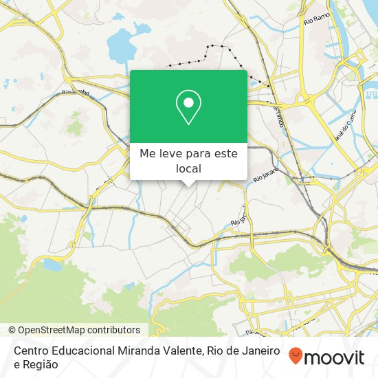 Centro Educacional Miranda Valente mapa