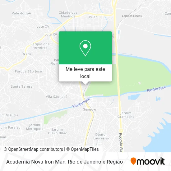 Academia Nova Iron Man mapa