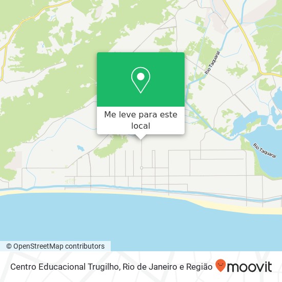 Centro Educacional Trugilho mapa