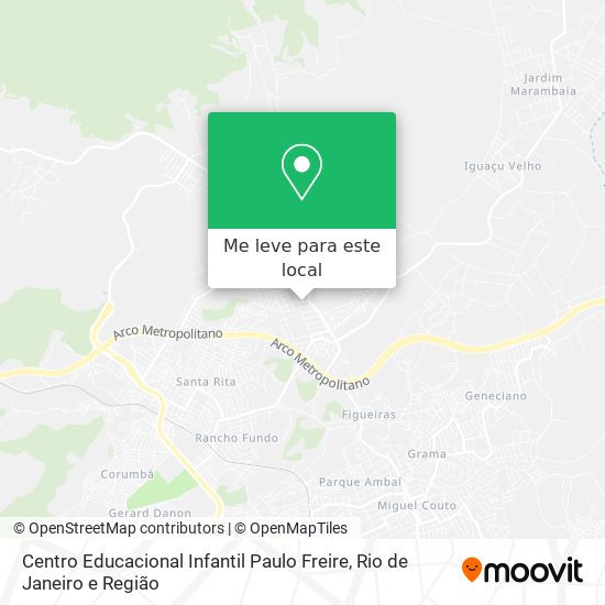 Centro Educacional Infantil Paulo Freire mapa
