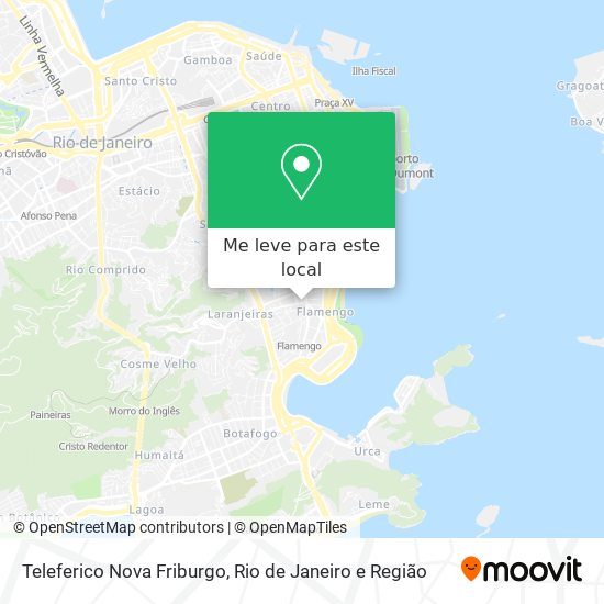 Teleferico Nova Friburgo mapa