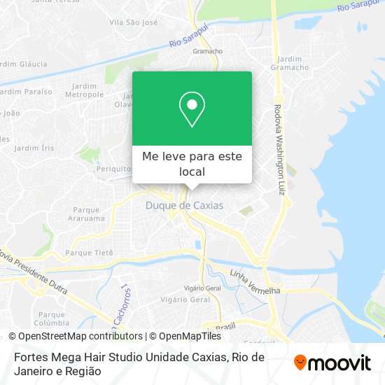 Fortes Mega Hair Studio Unidade Caxias mapa