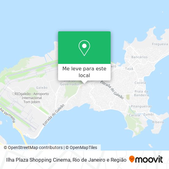 Ilha Plaza Shopping Cinema mapa