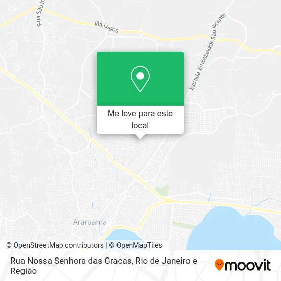 Rua Nossa Senhora das Gracas mapa