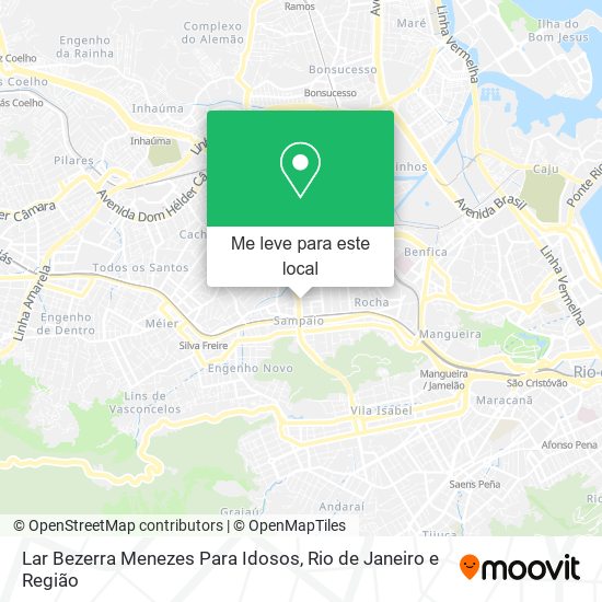 Lar Bezerra Menezes Para Idosos mapa