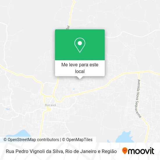 Rua Pedro Vignoli da Silva mapa