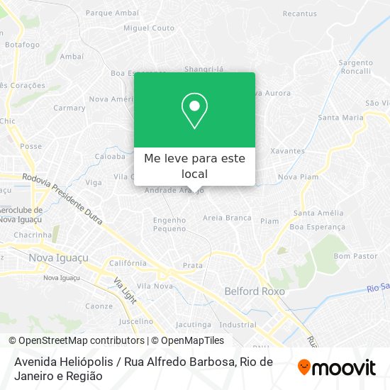 Avenida Heliópolis / Rua Alfredo Barbosa mapa