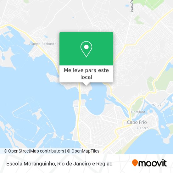 Escola Moranguinho mapa