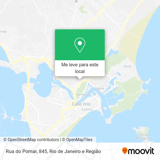 Rua do Pomar, 845 mapa