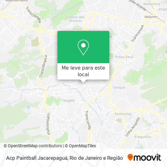 Acp Paintball Jacarepaguá mapa