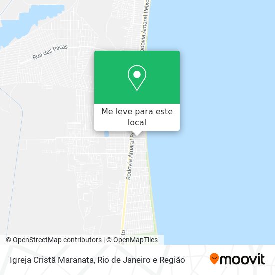 Igreja Cristã Maranata mapa