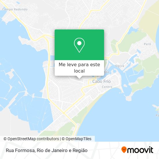 Rua Formosa mapa