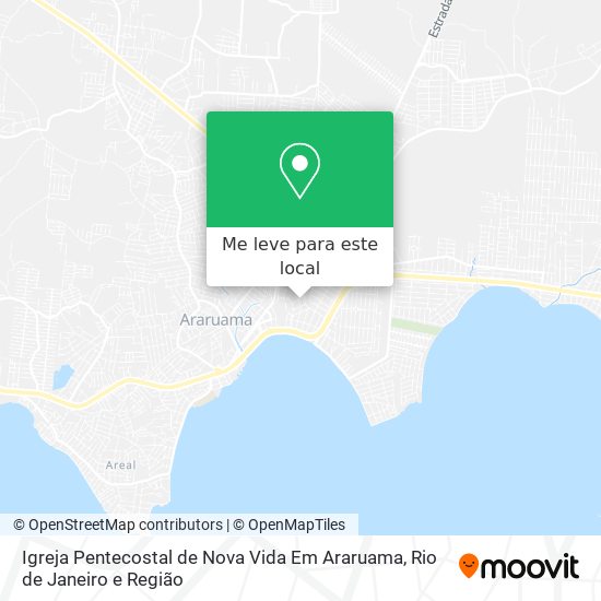 Igreja Pentecostal de Nova Vida Em Araruama mapa