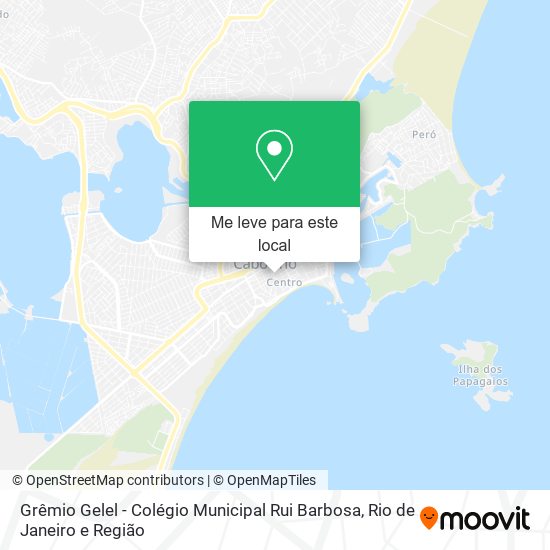 Grêmio Gelel - Colégio Municipal Rui Barbosa mapa