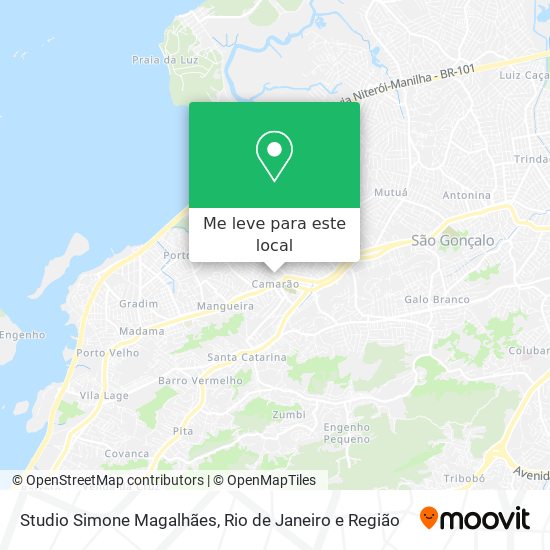 Studio Simone Magalhães mapa