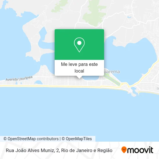 Rua João Alves Muniz, 2 mapa