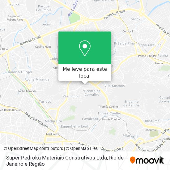 Super Pedroka Materiais Construtivos Ltda mapa