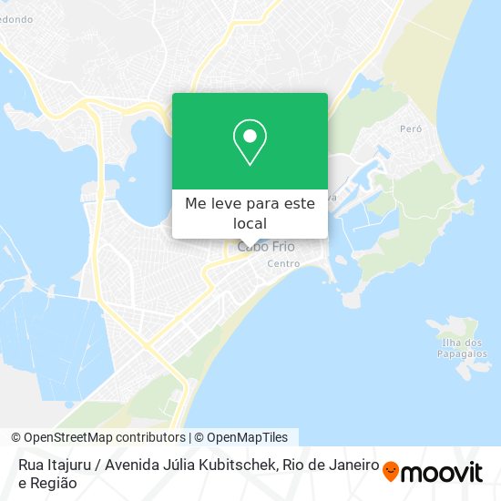Rua Itajuru / Avenida Júlia Kubitschek mapa