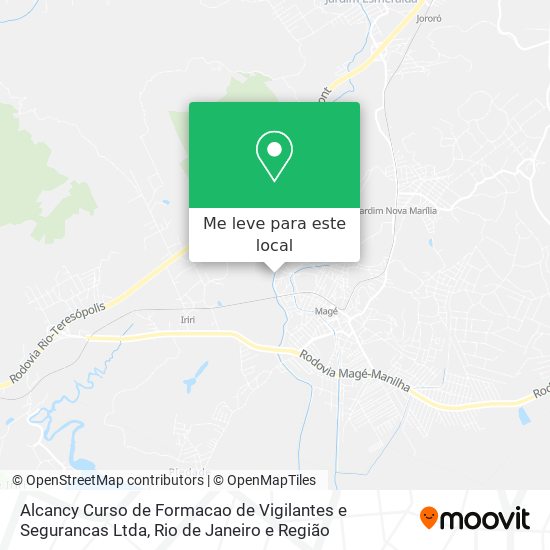 Alcancy Curso de Formacao de Vigilantes e Segurancas Ltda mapa