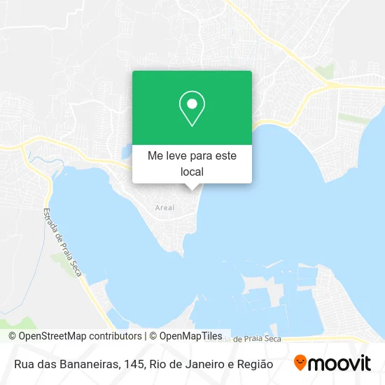 Rua das Bananeiras, 145 mapa
