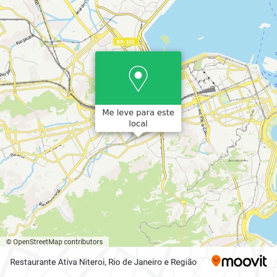 Restaurante Ativa Niteroi mapa