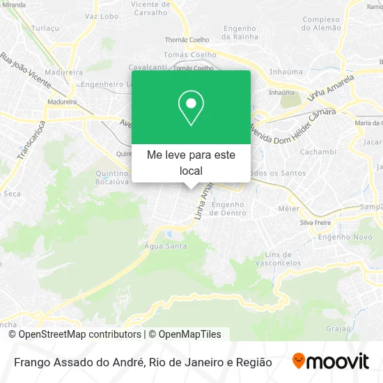 Frango Assado do André mapa