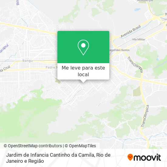 Jardim de Infancia Cantinho da Camila mapa
