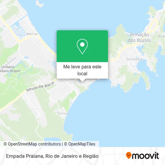 Empada Praiana mapa