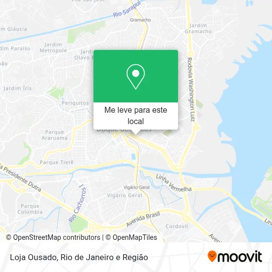 Loja Ousado mapa