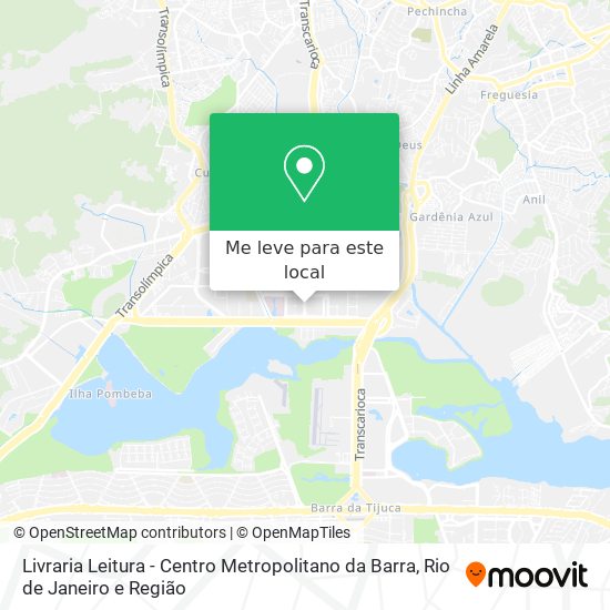 Livraria Leitura - Centro Metropolitano da Barra mapa