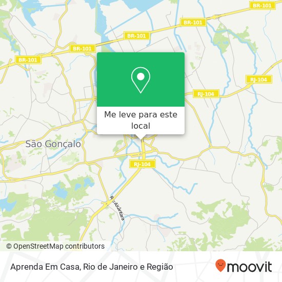 Aprenda Em Casa mapa