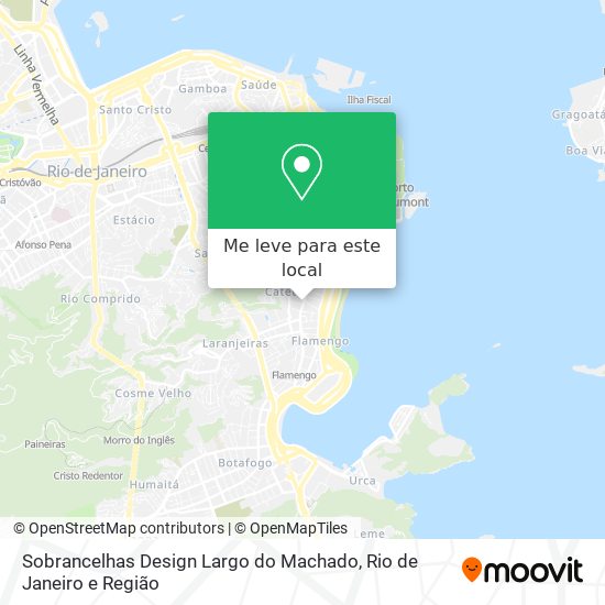 Sobrancelhas Design Largo do Machado mapa