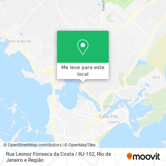 Rua Leonor Fonseca da Costa / RJ-102 mapa