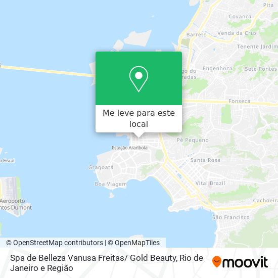 Spa de Belleza Vanusa Freitas/ Gold Beauty mapa
