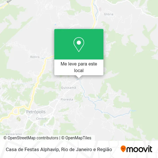 Casa de Festas Alphavip mapa