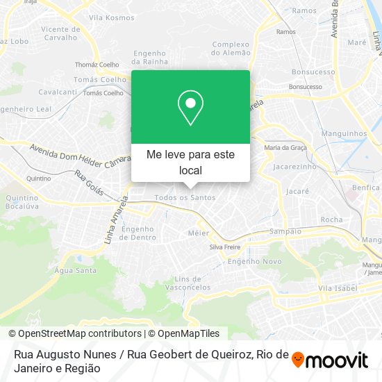 Rua Augusto Nunes / Rua Geobert de Queiroz mapa