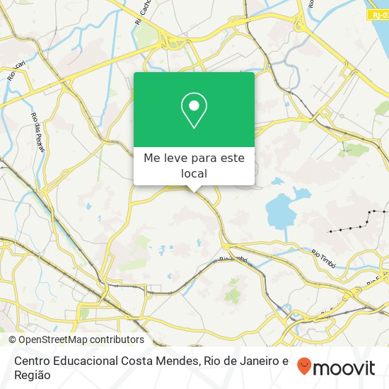 Centro Educacional Costa Mendes mapa