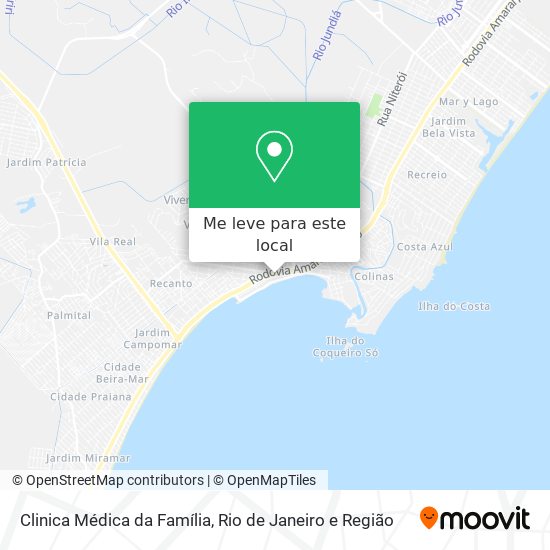 Clinica Médica da Família mapa